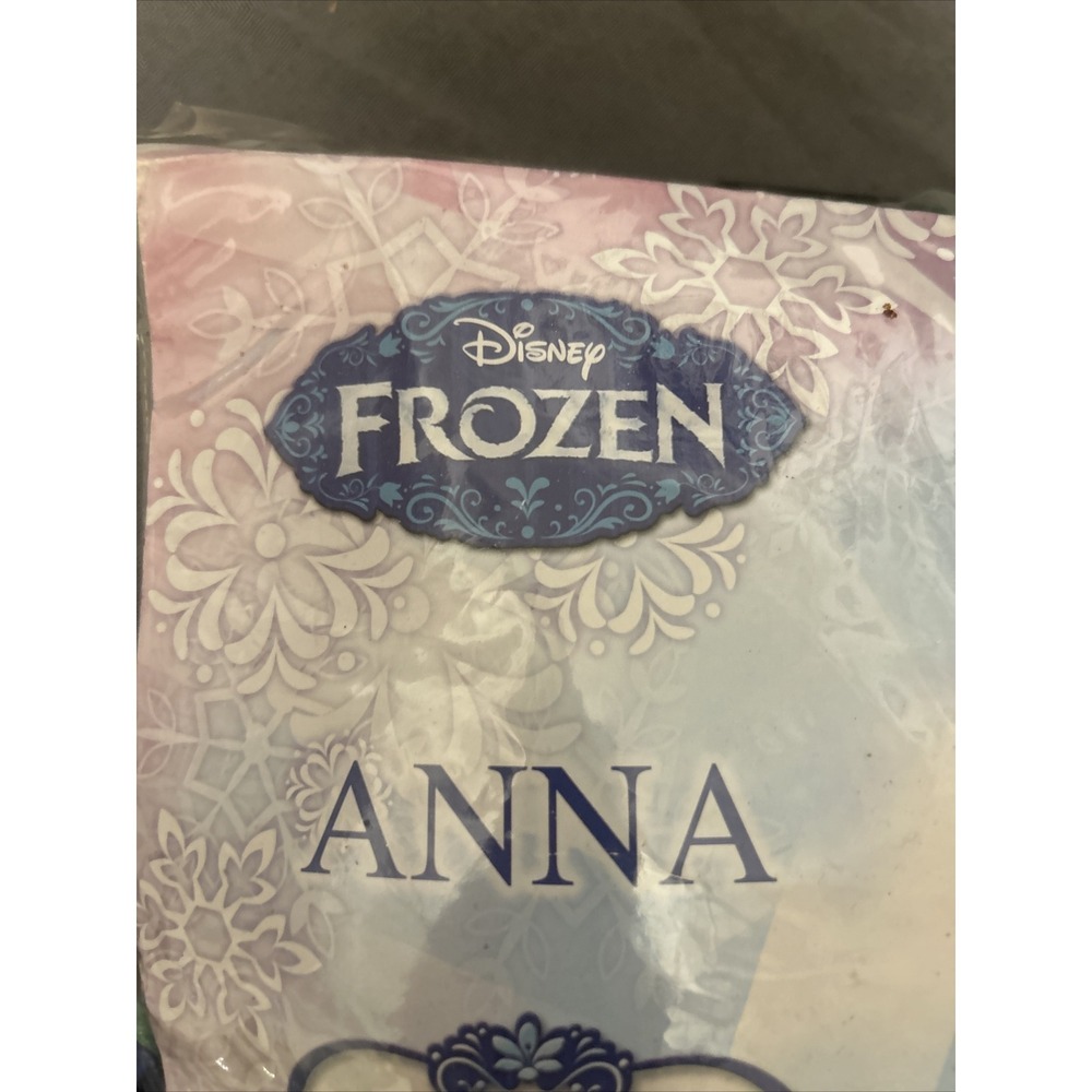 Disney Frozen Anna Princess Dress Halloween Costume Kids M 8-10 Long Sleeve - Picture 10 of 12